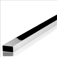 Tubo retangular polido inox 304 40x60 mm parede_ 1,50 mm 6 metros