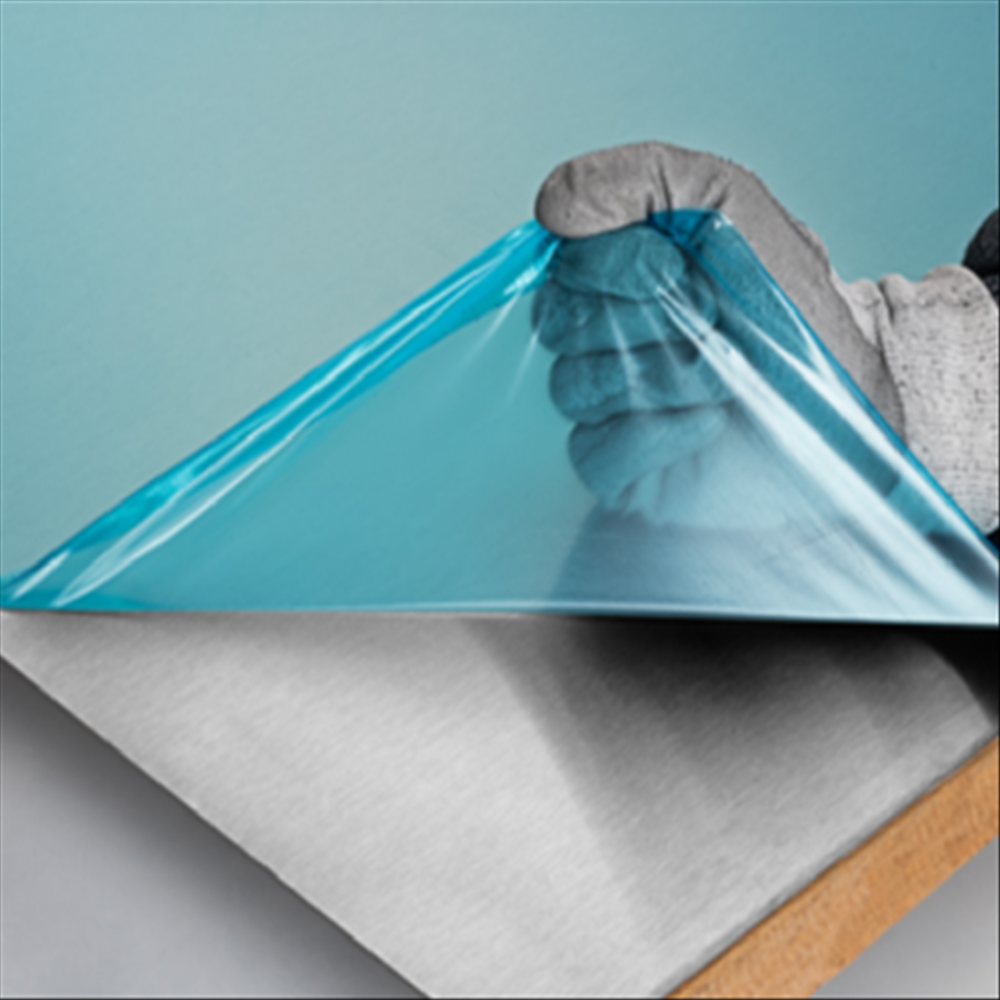 Chapa Aço Inox 430 Escovada/Lixada - 3000 mm, Espessura - 0,50 mm