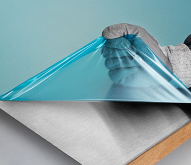 Chapa 304 escovada Comprimento - 3000 mm, Espessura - 0,50 mm