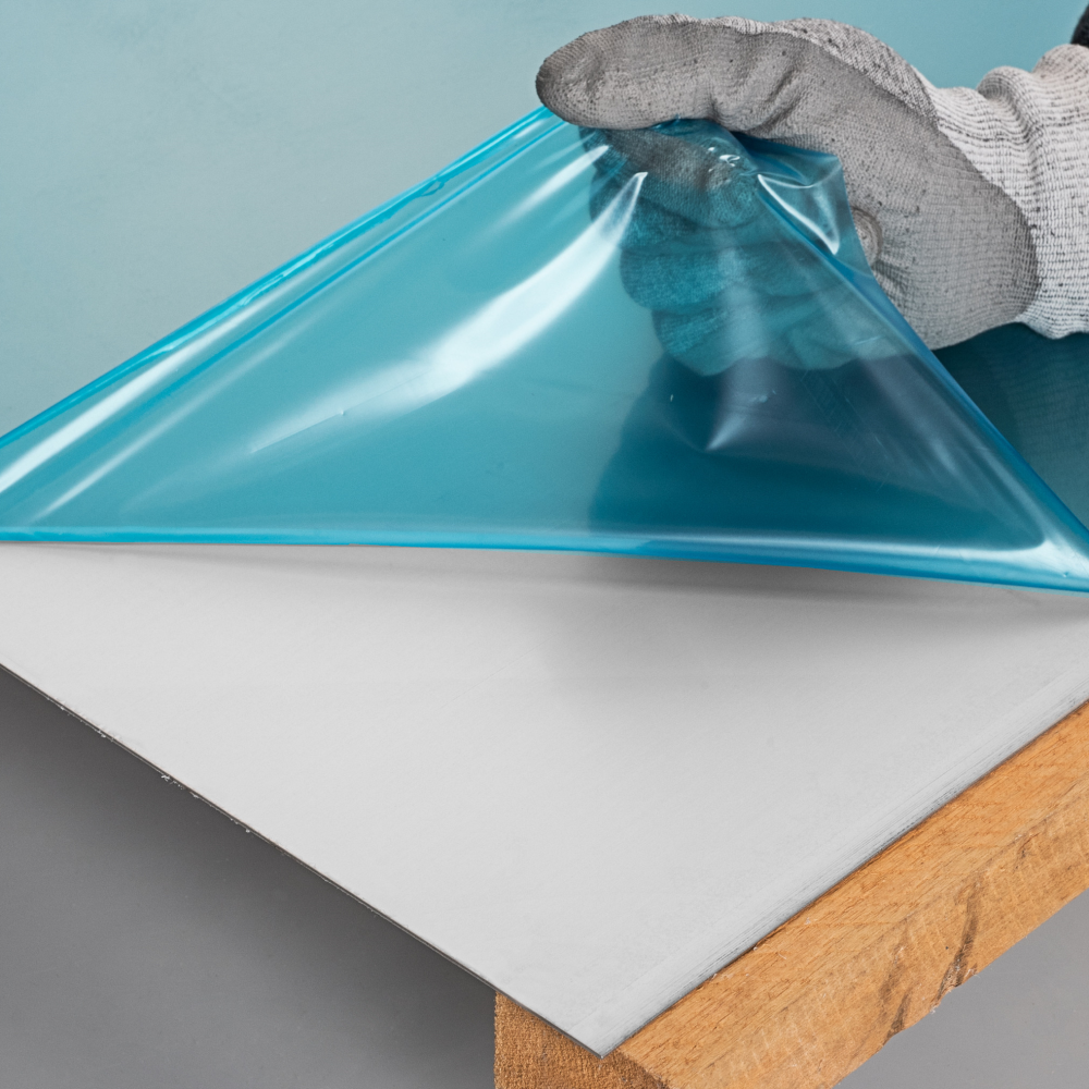 Chapa inox 304 fosca Comprimento - 3000 mm, Espessura - 2,5 mm sem PVC